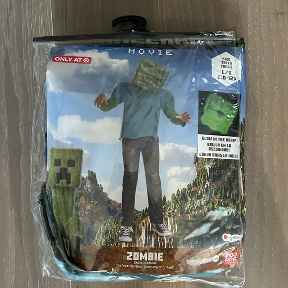 Disguise Minecraft movie zombie child costume. NWT various sizes - Picture 2 of 3